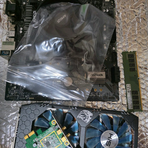 AMD 라이젠5 2600, B450M pro4, RX570 등 일괄