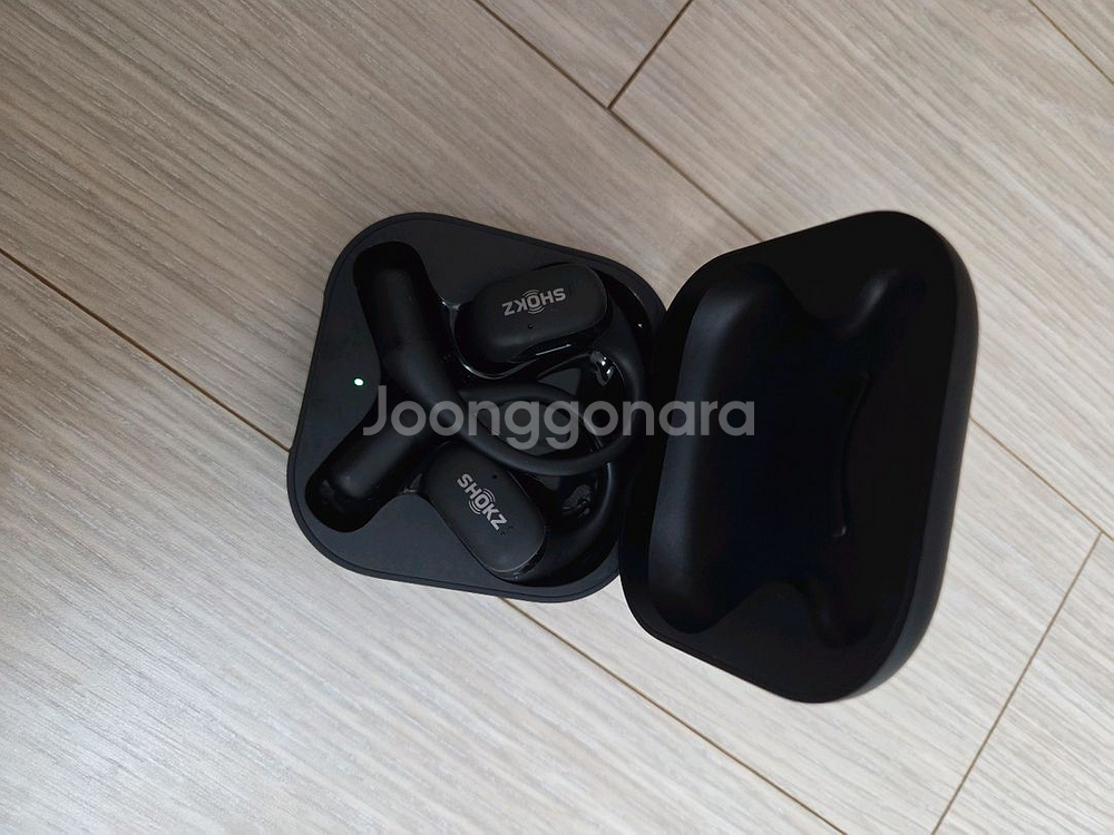 샥즈 오픈핏 T910 블랙 러닝 이어폰--1