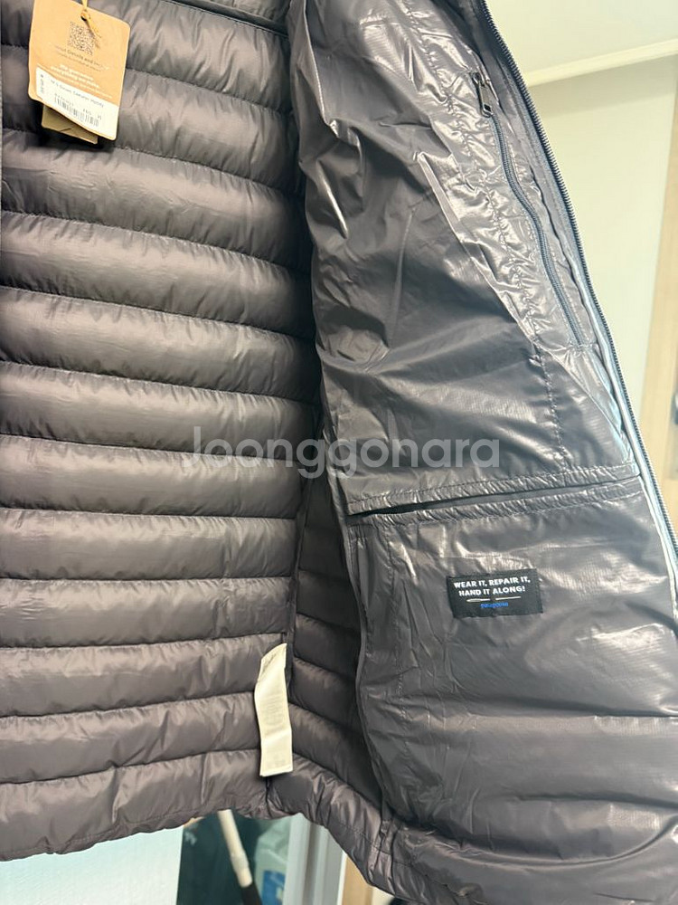 파타고니아 다운 스웨터 포지그레이 XL 새상품--9