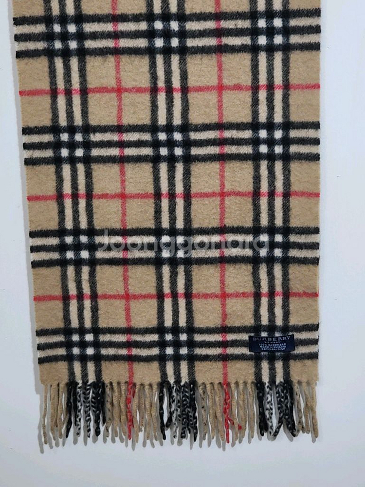 (정품) 버버리 캐시미어 머플러 노바체크 목도리--3