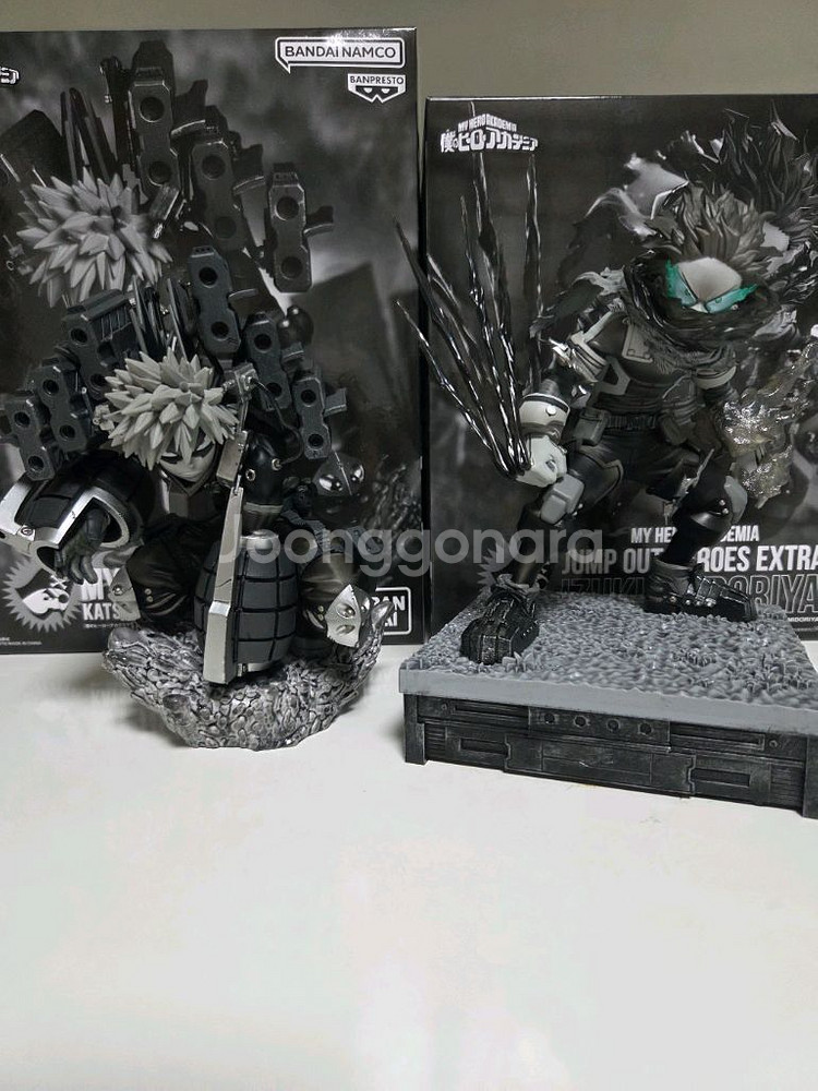 나히아 GIGA점프 한정 미도리아+바쿠고 피규어--0