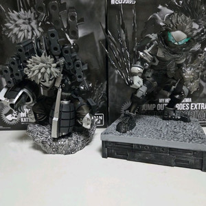 나히아 GIGA점프 한정 미도리아+바쿠고 피규어