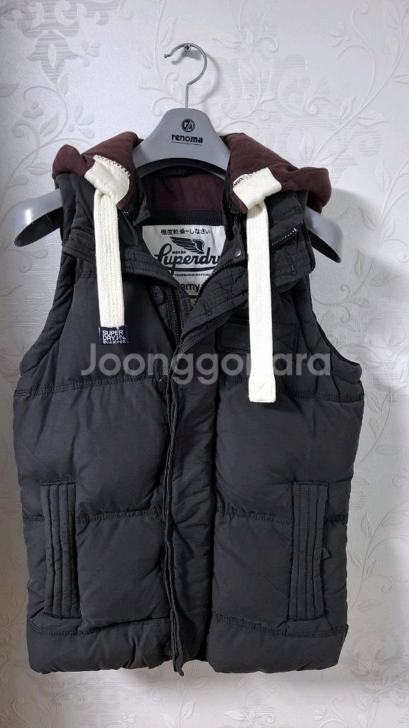 슈퍼드라이 여성 다운패딩 베스트 90 Academy Gilet--0