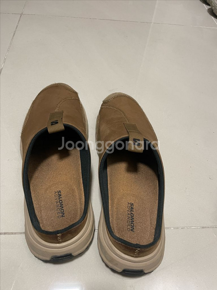 살로몬 RX 슬라이드 레더 캥거루 사파리 270사이즈--1