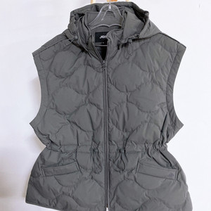 (105)(새옷수준)JDX골프여자빅사이즈오리털허리라인후드패딩조끼