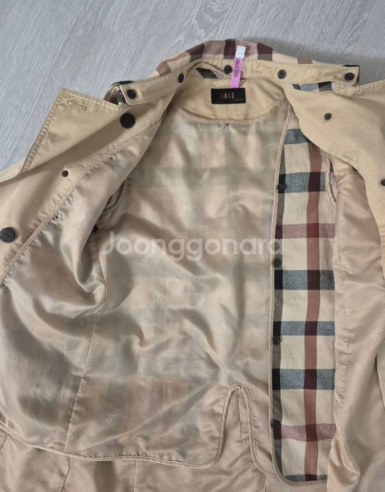 닥스 키즈 여아 트렌치코트 140.11y--2