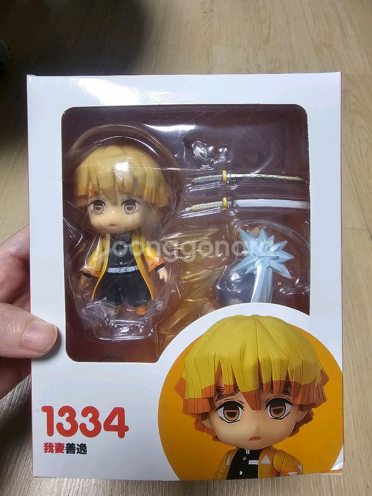 귀멸의칼날 젠이츠 캐릭터 넨도로이드 피규어--0