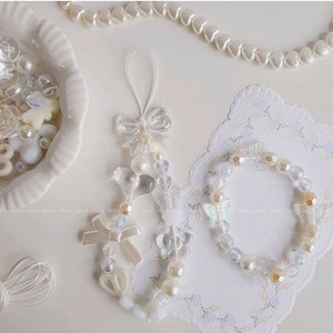 8컬러 비즈 키링 폰스트랩 만들기 키트