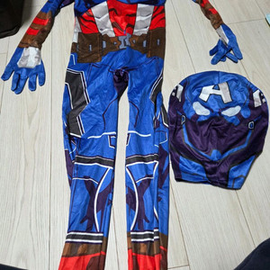 캡틴아메리카 옷 코스튬 130호 의상 8세 할로윈 이미지