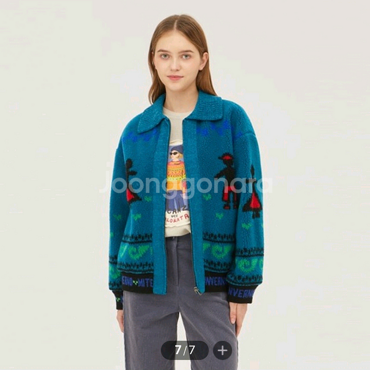 베네통 콜린 니트 점퍼 42사이즈(55)--0