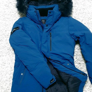 캘러웨이 정품 구스다운 라쿤퍼 패딩 판매 합니다.