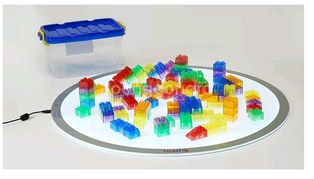 TickiT 반투명 레고 블록 새상품 (열린교구)--2