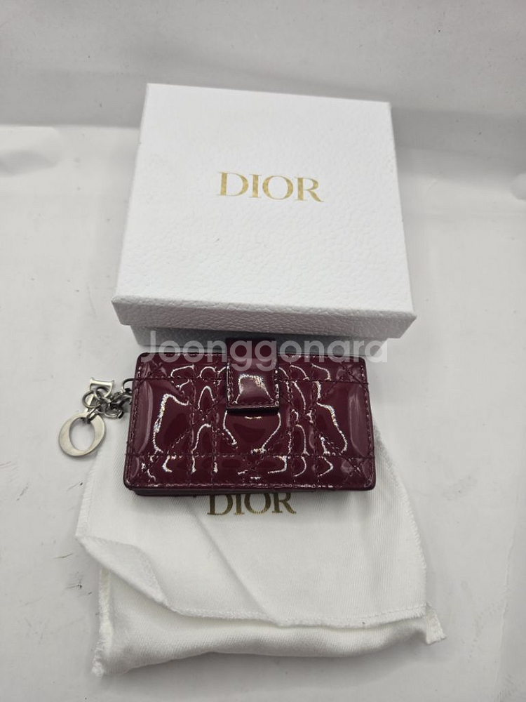 디올 아코디언 카드지갑--0