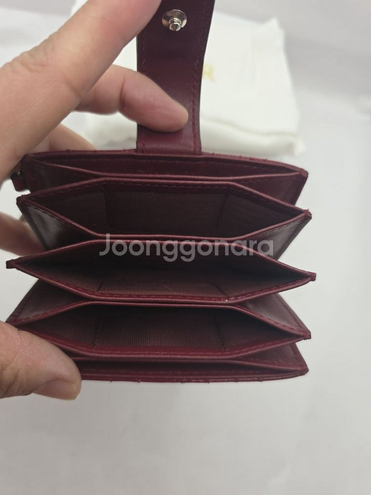 디올 아코디언 카드지갑--8