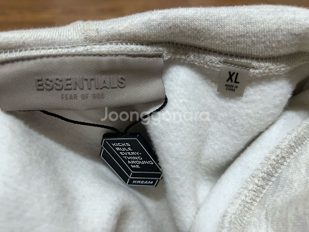 피어오브갓 후드 더 코어 콜렉션 라이트 오트밀 XL--12