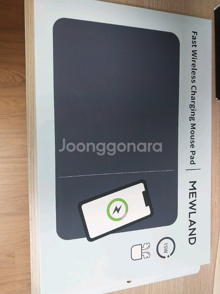 뮤란드 고속 무선 충전 마우스패드(6개있어요)--0