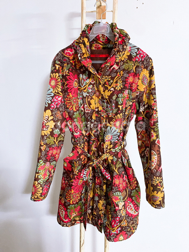 (M)오일릴리여자벨티드하프초경량점퍼--0