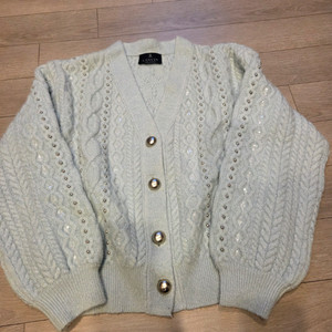 랑방케이블가디건