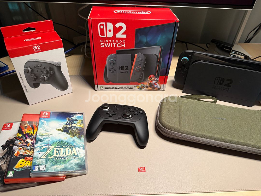 닌텐도 스위치2 본체/프로콘2/전용메모리/게임 일괄--0