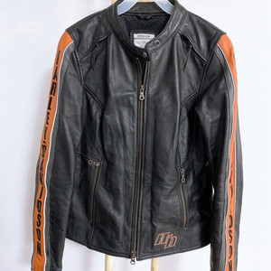 (S)할리데이비슨여자한글택소가죽100%바이크라이더자켓