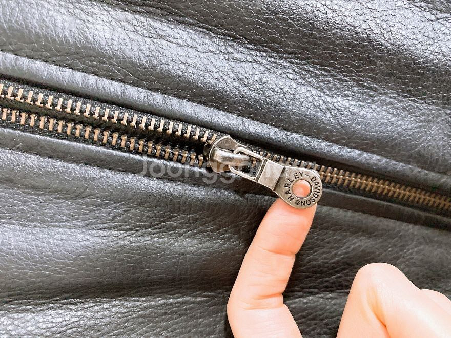 (S)할리데이비슨여자한글택소가죽100%바이크라이더자켓--5