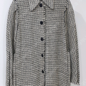 새상품 써스데이아일랜드 트위드 퍼프소매 자켓(착불)