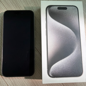 아이폰15프로 256 화이트 애플케어플러스26.10.09까지