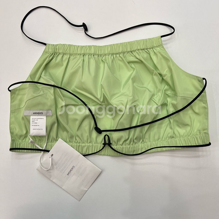 새상품 amomento 나이론 브라탑(free)--1