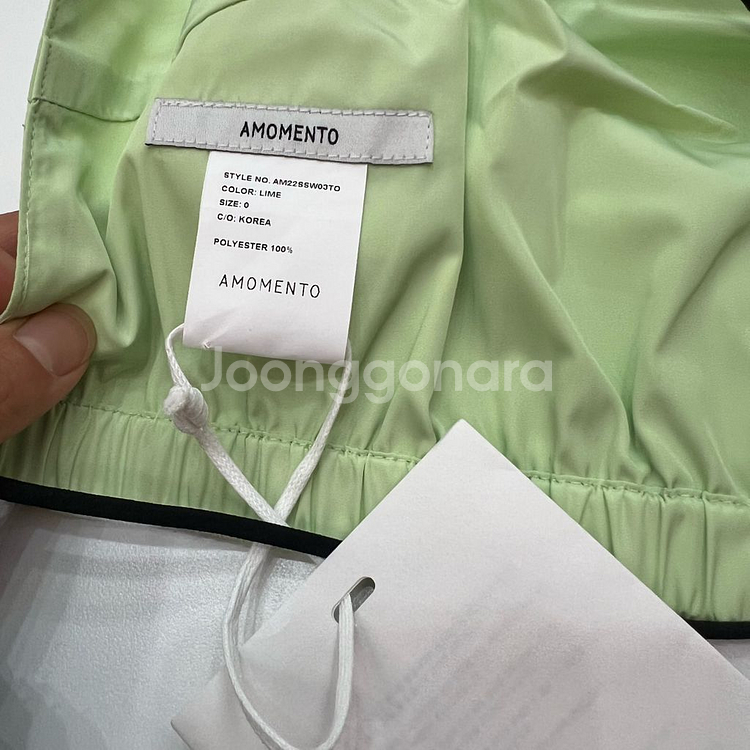 새상품 amomento 나이론 브라탑(free)--2