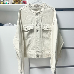 베이지 데님 자켓