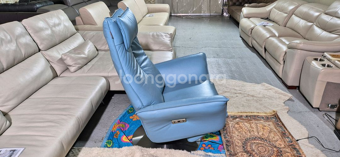 UND 천연가죽 1인 전동 리클라이너 소파쇼파 서울경기근거리 무료배송--1