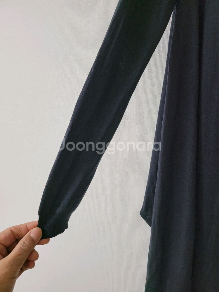 DKNY (캐시미어/실크혼방)가디건--1