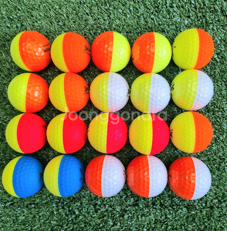 스릭슨 반반볼 A+/A급 20개 골프공 로스트볼--0