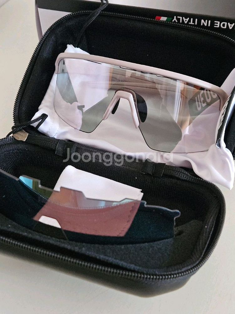 네온 고글 (자전거 고글) 상태 최상--0