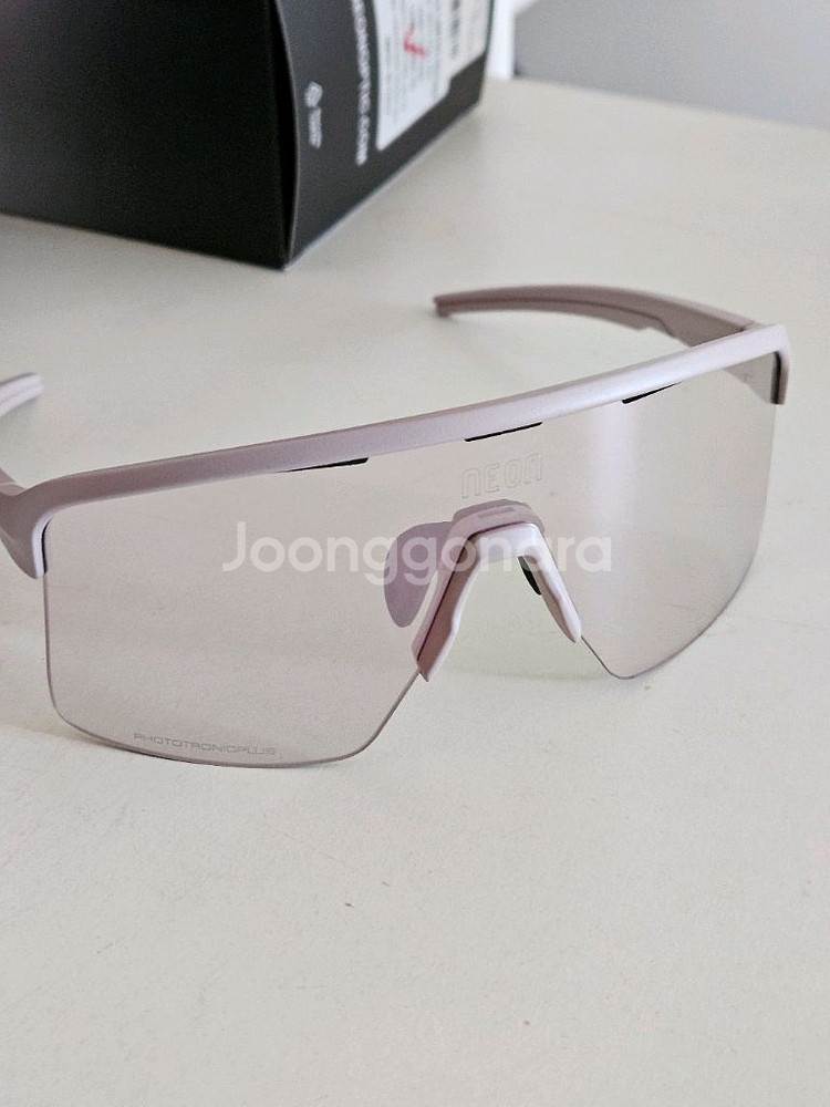 네온 고글 (자전거 고글) 상태 최상--2