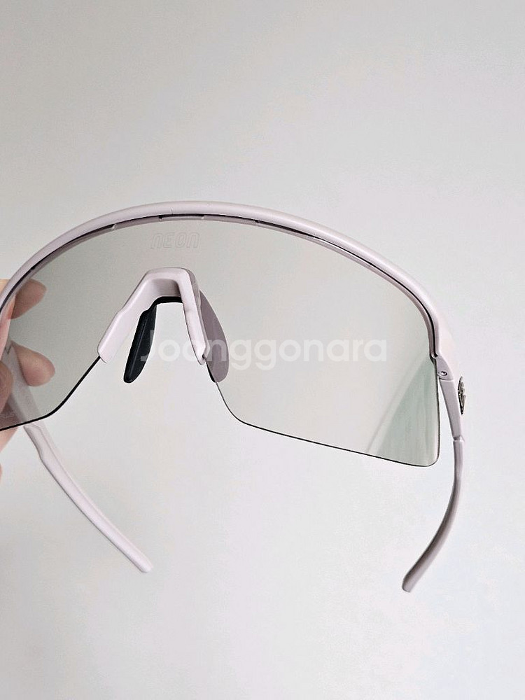 네온 고글 (자전거 고글) 상태 최상--4