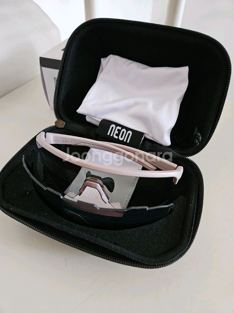 네온 고글 (자전거 고글) 상태 최상--8