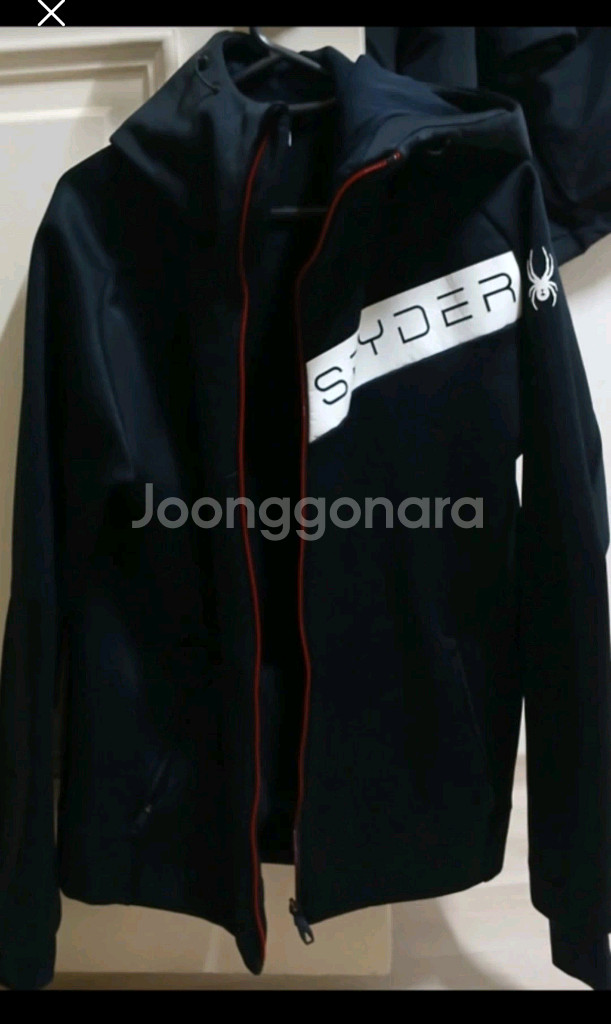 남성의류 스파이더 후리스 후드집업 점퍼--0