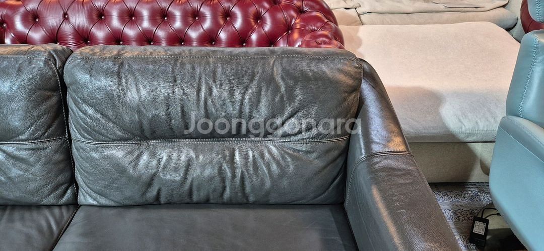 까사미아 3인 천연가죽 소파쇼파 서울경기근거리 무료배송--4