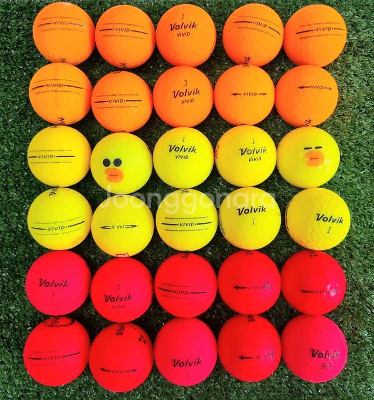 볼빅 무광볼 3피스 A+/A급 30개 골프공 로스트볼--0