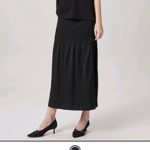 타임 플리츠 슬리브 탑