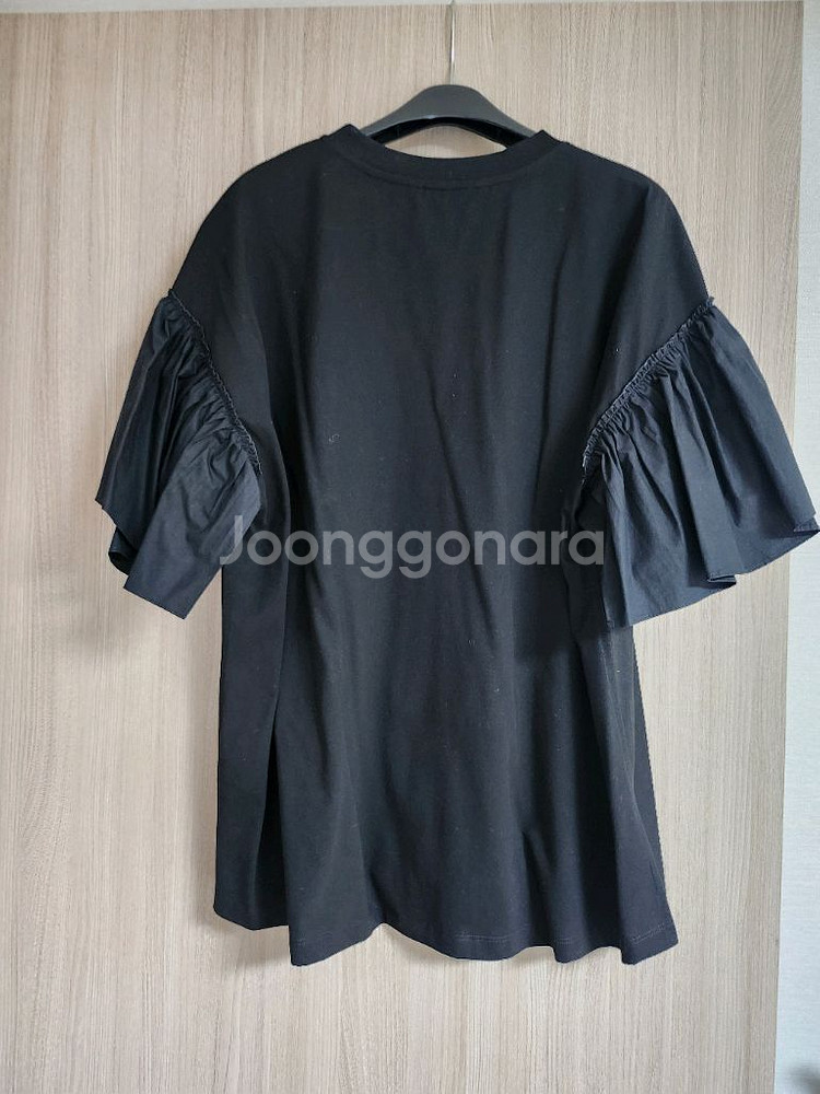 타임 플리츠 슬리브 탑--2