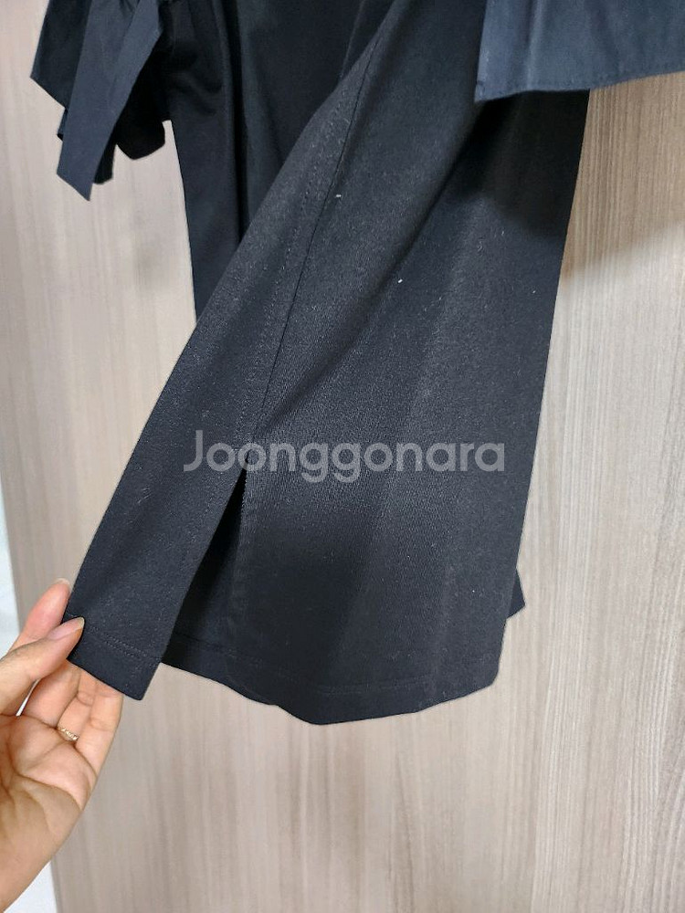 타임 플리츠 슬리브 탑--3