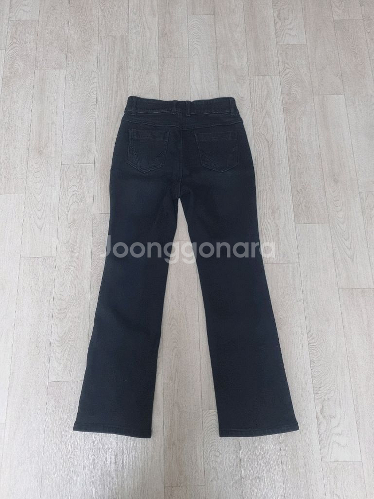 (새상품)세미부츠컷 블랙데님 기모팬츠 정리합니다^^--1