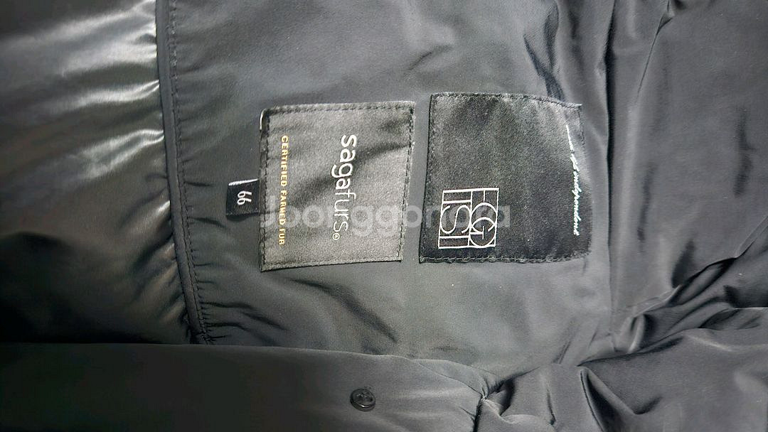 에고이스트 여우털 거위털 롱패딩--1