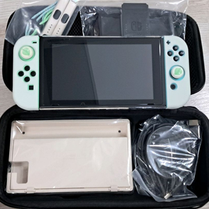 닌텐도 스위치 동물의숲 에디션 풀구성 A+급 + 파우치가방