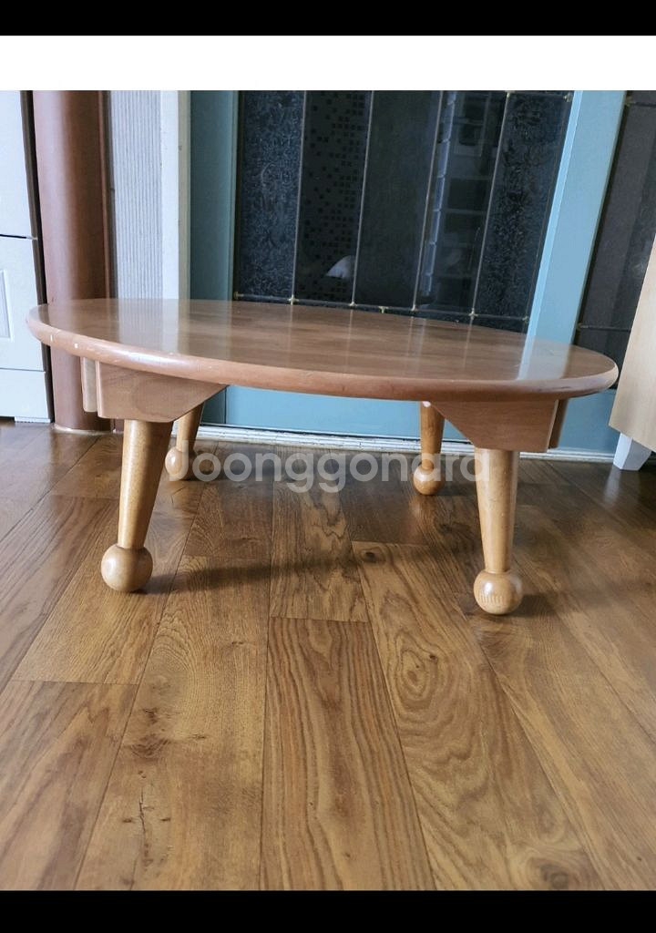 원목둥근접이상겸 다용도테이블 저렴하게 1만6천원+4단접이식매트는덤--3