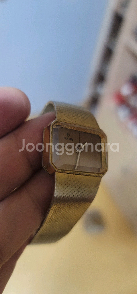 RADO(라도) 스위스 빈티지 여성용 시계 작동 정확 / 상태 양호 / 골드 메쉬밴드고급스러운 골드톤 메쉬 밴드와--2