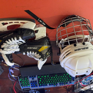 아이스하키 세트 쥬니어 고급형 깨끗함 (9-13)바우어등