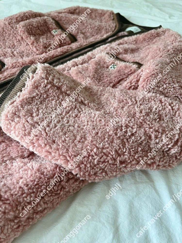 니팅 블록 퍼 재킷--5